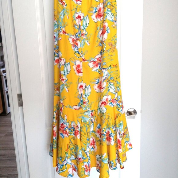 TOLANI Collection - Floral Ruffle Maxi Skirt, Medium (?) - Picture 3 of 6